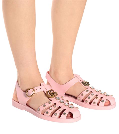 pink gucci sandlas|gucci pink sandals dupe.